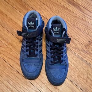 BRAND NEW, NEVER WORN Adidas Parley Men's Blue High-Top Sneakers